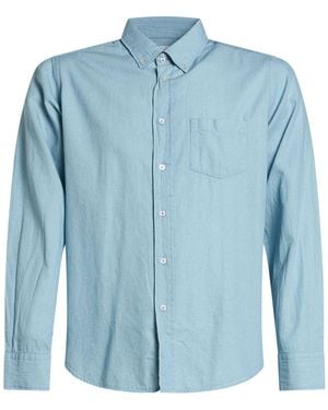 Manuel Ritz Sky Shirt Cotton - Blue