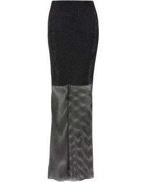 Clips Maxi Skirt Polyester - Gray