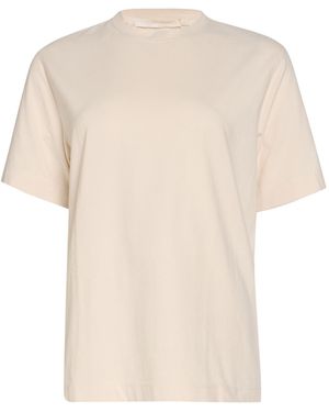 Circolo 1901 Ivory T-Shirt Cotton, Elastane - White