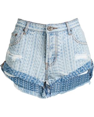 One Teaspoon Jeansshorts - Blau