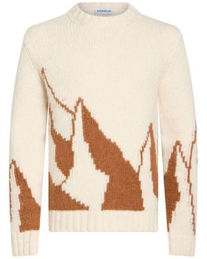 Dondup Camel Jumper Alpaca Wool, Polyamide, Wool - Natural