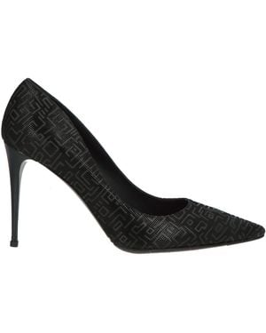 Bruglia Court Shoes Leather - Black