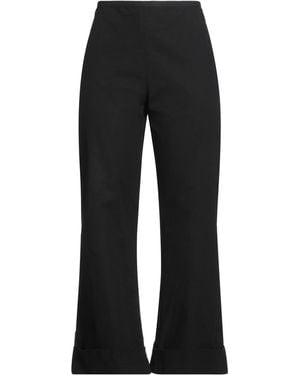 Hache Trousers Cotton, Elastane - Black
