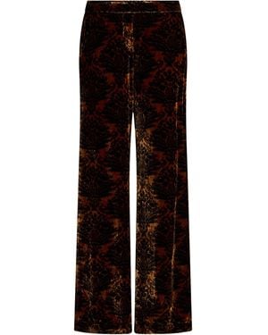 Siyu Camel Pants Viscose, Silk - Brown