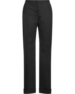 Philosophy Di Lorenzo Serafini Trousers Polyester, Wool, Elastane - Black