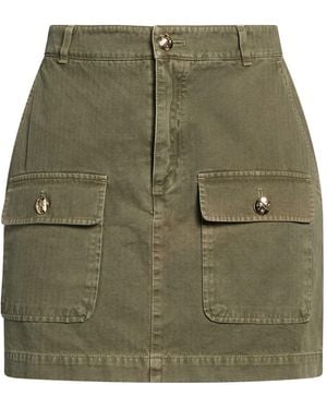 Anine Bing Military Mini Skirt Cotton - Green