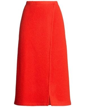 Rier Midi Skirt - Red