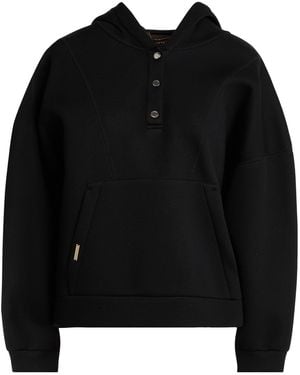 Moorer Sweatshirt Modal, Polypropylene - Black