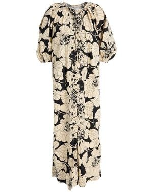 Laurence Bras Maxi Dress Cotton - White