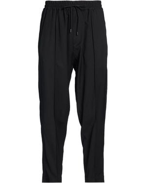 Isabel Benenato Trousers Virgin Wool - Black
