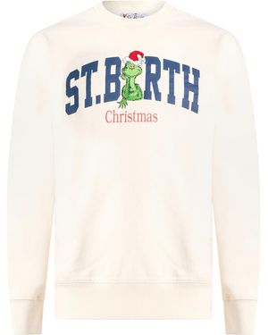 MC2 Saint Barth Après-Ski Collection Cream Sweatshirt Cotton - White