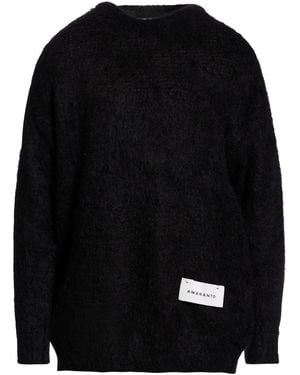 Amaranto Sweater Mohair Wool, Acrylic, Polyamide, Elastane - Black