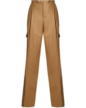 Briglia 1949 Camel Trousers Virgin Wool, Cashmere - Natural
