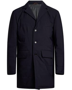 Luigi Borrelli Napoli Midnight Coat Polyamide, Elastane - Blue