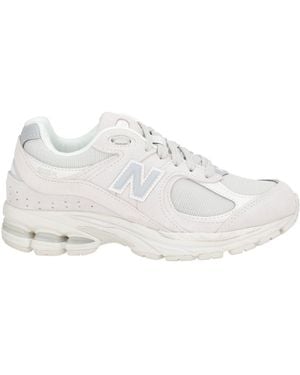 New Balance 2002 Light Trainers Leather, Textile Fibres - White
