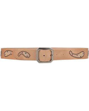 Post & Co Camel Belt Leather - Natural