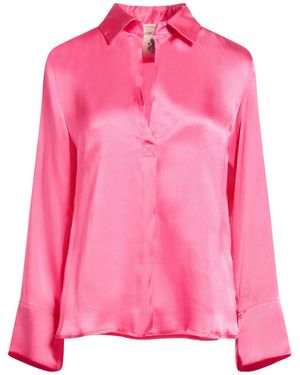 Semicouture Top Acetate, Silk - Pink