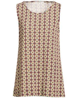 Maliparmi Chocolate Top Viscose, Elastane - Natural