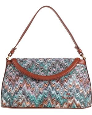 Missoni Handbag Textile Fibres - Blue