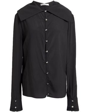 Philosophy Di Lorenzo Serafini Shirt Viscose, Silk, Elastane - Black