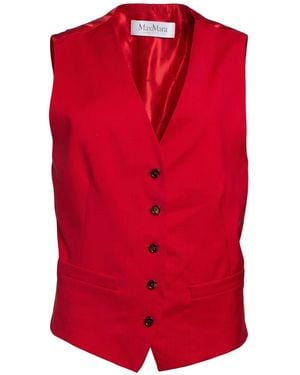 Max Mara Waistcoat - Red