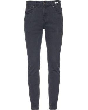 UNIFORM Trousers Lyocell, Cotton, Lycra - Blue