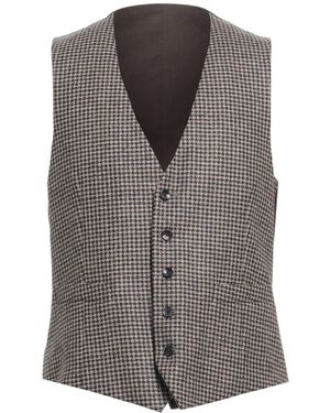 Lardini Tailored Vest Wool, Polyamide, Silk - Gray