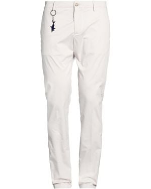 Paul & Shark Light Trousers Lyocell, Cotton, Elastane - White