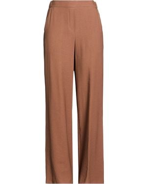 RUE DU BAC Trousers Viscose, Polyester - Brown