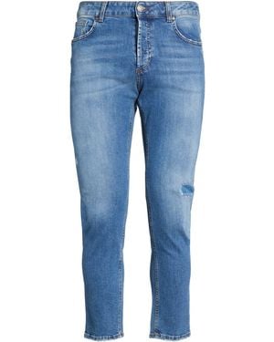 BRO-SHIP Jeans Cotton, Elastane - Blue