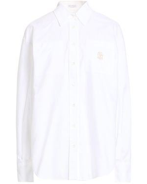 Brunello Cucinelli Camisa - Blanco