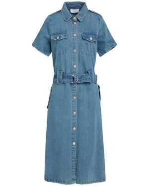 Souvenir Clubbing Midi-Kleid - Blau