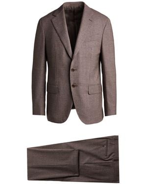 Caruso Suit Wool - Brown