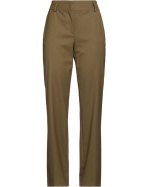 Alberta Ferretti Trousers Polyester, Virgin Wool, Viscose, Elastane - Natural
