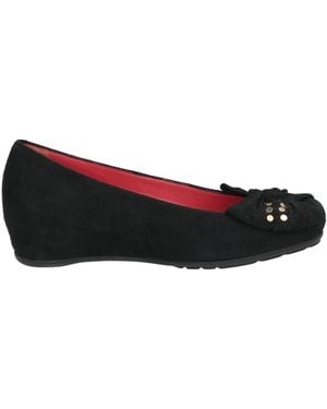 Pas De Rouge Pumps Leather - Black