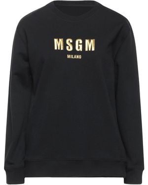 MSGM Sweatshirt Cotton - Black