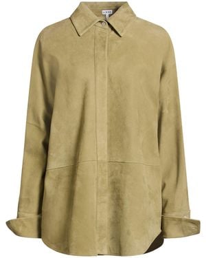 Loewe Shirt Lambskin - Green