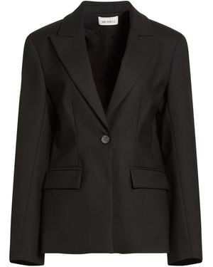 MEIMEIJ Blazer Polyester, Wool, Elastane - Black