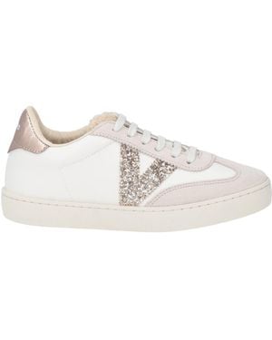 Victoria Light Sneakers Leather, Synthetic Material - White