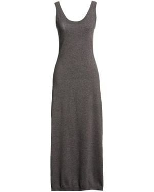 Brunello Cucinelli Midi Dress Cashmere - Grey