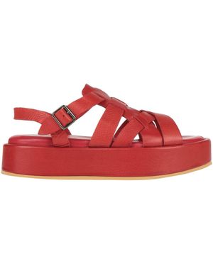 Moma Sandals Leather - Red