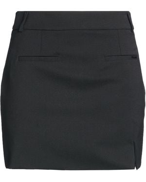 SEVENTY VENEZIA Mini Skirt Polyester, Virgin Wool, Elastane - Black