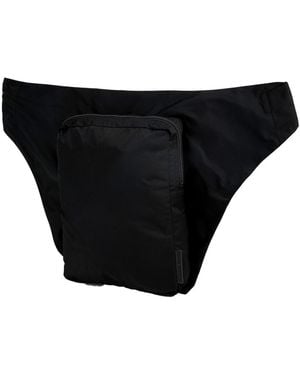 Issey Miyake Belt Bag Textile Fibers - Black