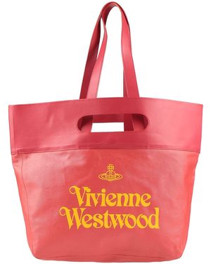 Vivienne Westwood Handbag Textile Fibres, Leather - Pink