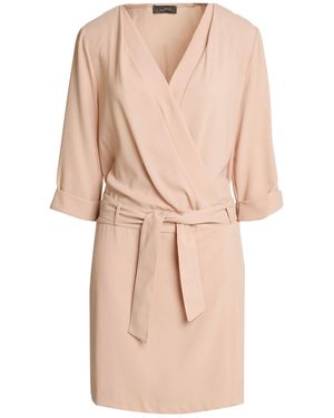 Soallure Mini Dress Polyester, Elastane - Natural