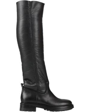 Strategia Boot Leather, Textile Fibres - Black