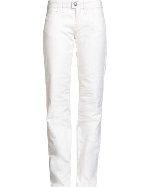Grifoni Ivory Pants Cotton - White