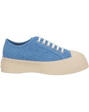 Marni Azure Trainers Textile Fibres - Blue