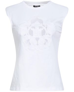 Liu Jo T-Shirt Cotton, Elastane - White