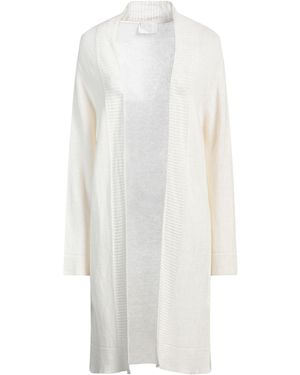 Daniele Fiesoli Ivory Cardigan Linen, Organic Cotton - White